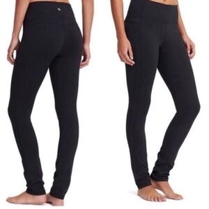 Athleta Skinny Up Pant straight leg leggings- black, medium